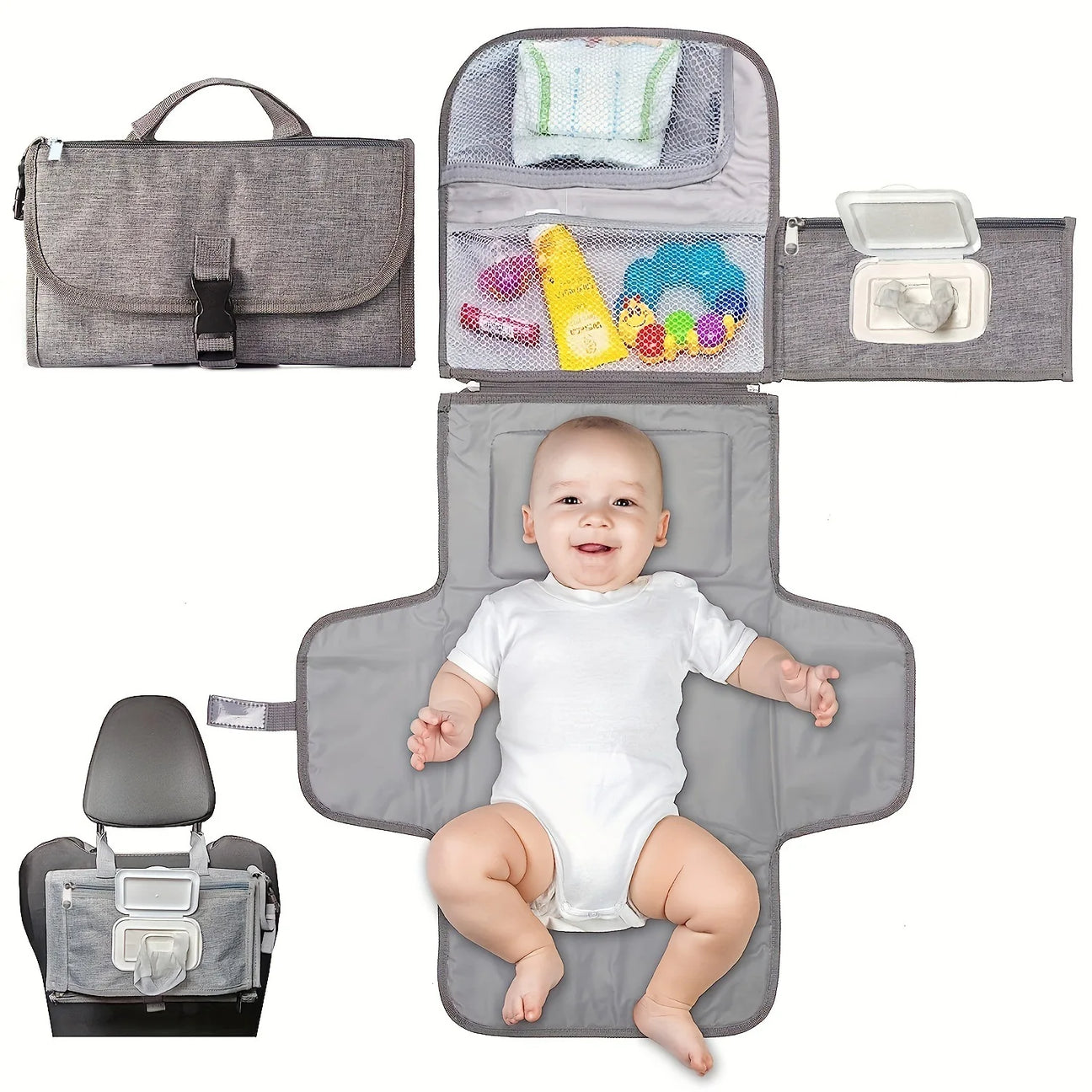 MamaJoy™ PORTABLE DIAPER CHANGING PAD